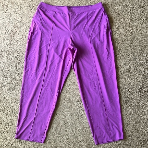 Athleta Vienna Slim Pant Jazzy Purple Straight Leg - Picture 2 of 9